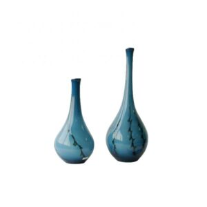 Blue Trumpet Vase