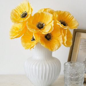 6pcs Artificial Flowers With Free Stems